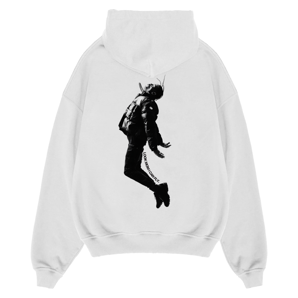 Look Mom I Can fly Hoodie.
