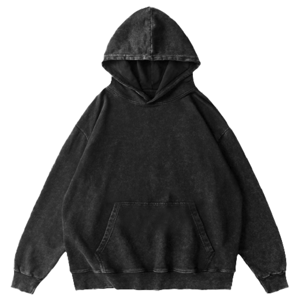 Hoodie mineral wash